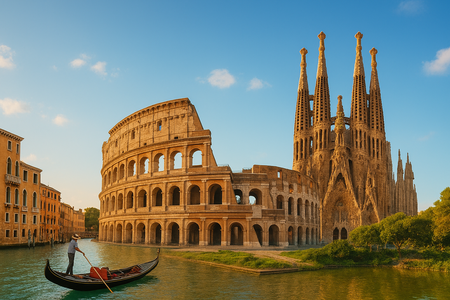 تور 9 روزه ترکیبی ایتالیا+اسپانیا ویژه نوروز (1405)